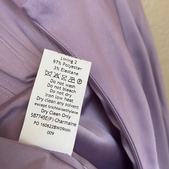 HOUSE OF CB Charmaine' Lavender purple Corset Maxi Dress NWOT size L - Picture 13 of 13